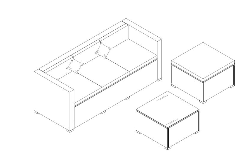 Photo 1 of (INCOMPLETE)
(BOX2OF2)
(REQUIRES BOX1 FOR COMPLETION)
a0002-brcc rattan sofa set