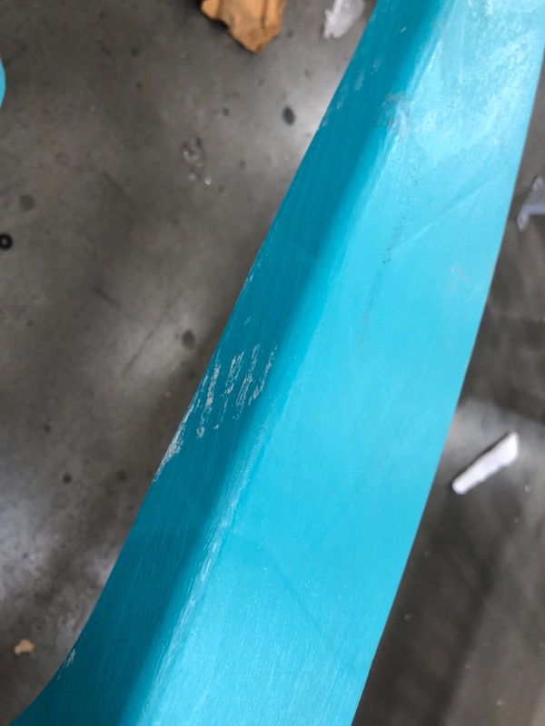 Photo 3 of (COSMETIC DAMAGE/CRACKED)
Adams Manufacturing RealComfort Outdoor Resin Stackable Adirondack Chair Teal
