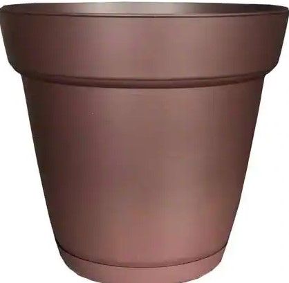 Photo 1 of (2 planters)
Southern Patio
Graff 15.9 in. x 14.2 in. Cocoa Resin Self-Watering Planter