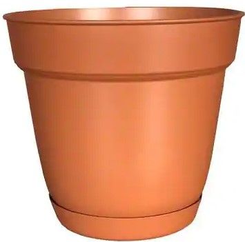 Photo 1 of (2 planters)
Southern Patio
Graff 15.9 in. x 14.2 in. Light Terracotta Resin Self-Watering Planter
