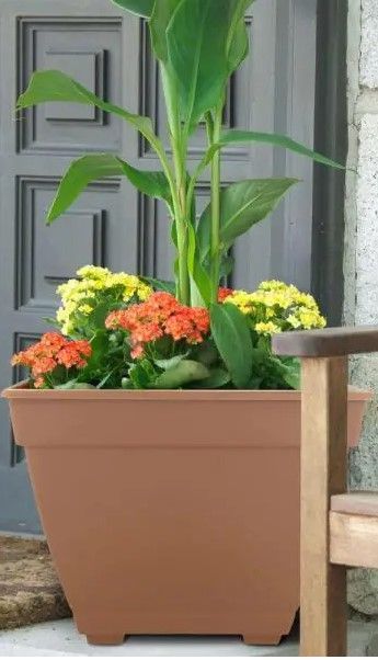 Photo 1 of (3 PLANTERS)
Dynamic Design
Newbury 14.88 in. x 11 in. Terracotta Resin Deck Box Planter