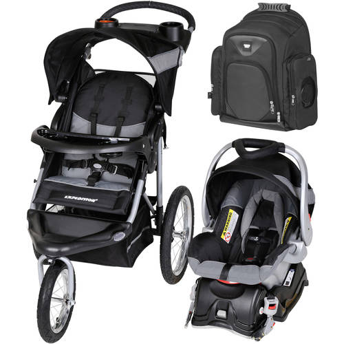 Photo 1 of Baby Trend Expedition Jogger Travel System, Millennium White
