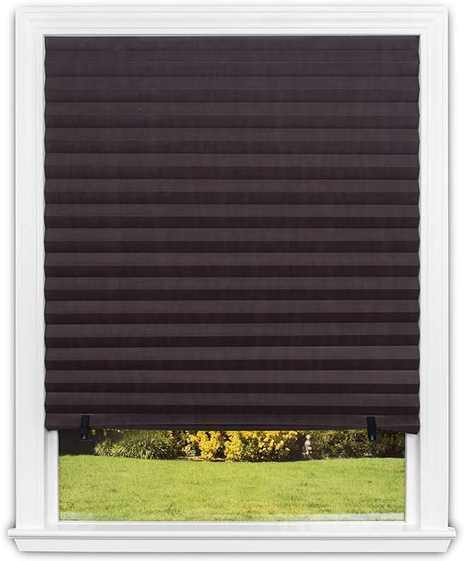 Photo 1 of *ACTUAL COLOR IS PAPER BAG BROWN*
Original Room Darkening Pleated Paper Shade Chocolate, 48” x 72”, 6-Pack
