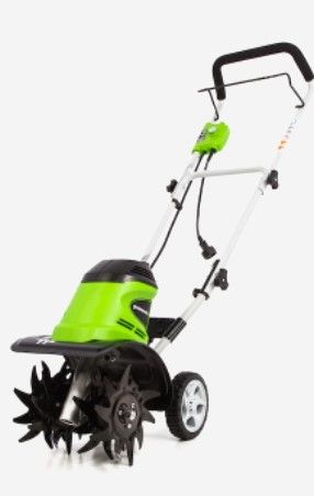 Photo 1 of Greenworks 8.5-Amp 11-in Forward-rotating Corded Electric Cultivator
