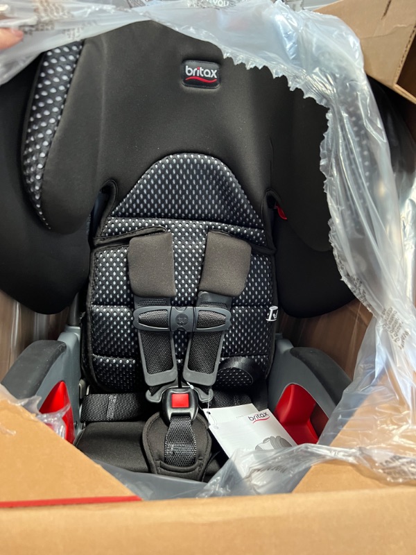 Photo 3 of Britax Grow with You ClickTight Harness-2-Booster Car Seat, Cool Flow Gray
