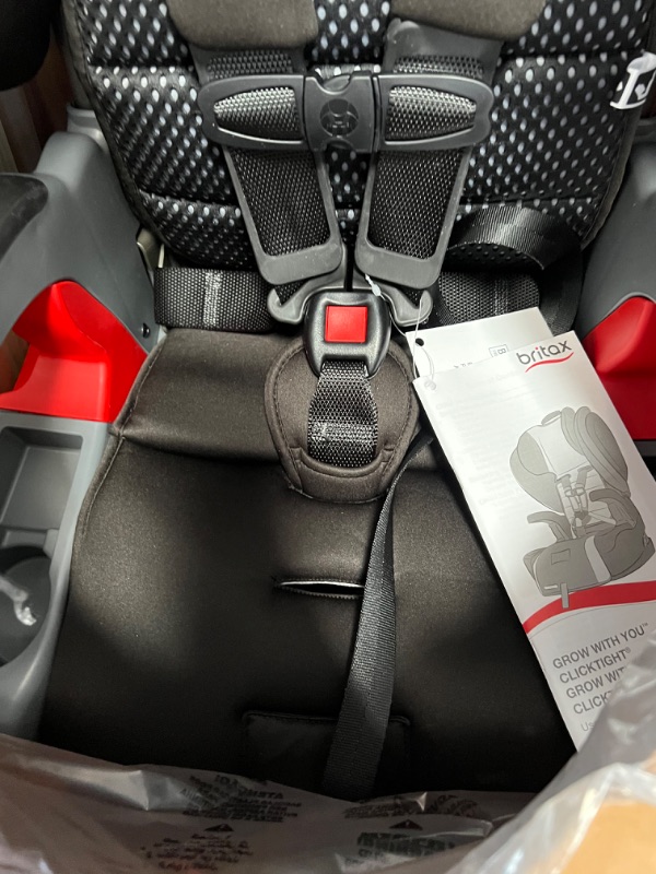 Photo 4 of Britax Grow with You ClickTight Harness-2-Booster Car Seat, Cool Flow Gray
