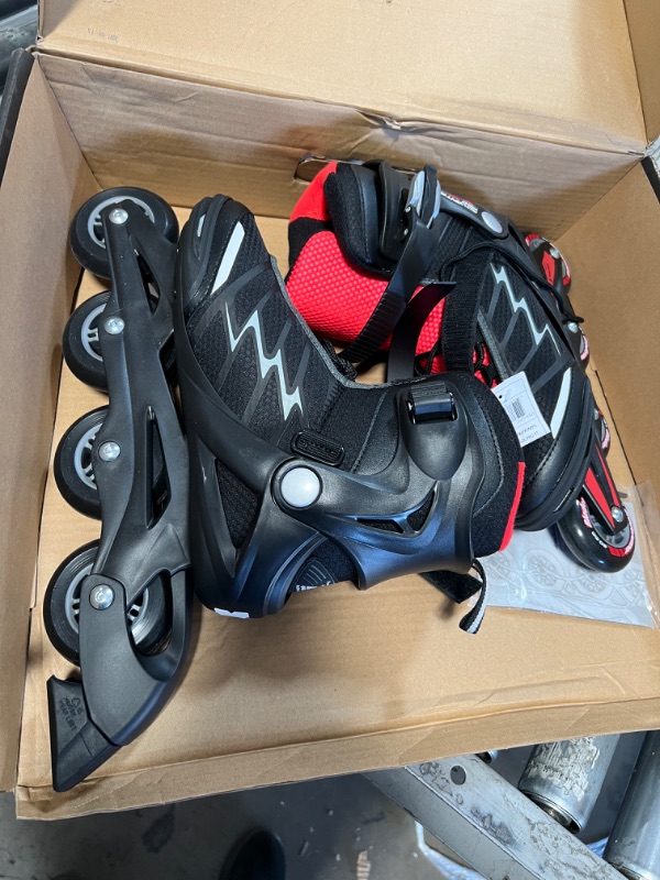 Photo 4 of Bladerunner by Rollerblade Advantage Pro XT Men's Adult Fitness Inline Skate, Black and Red, Inline Skates
SIZE 9 