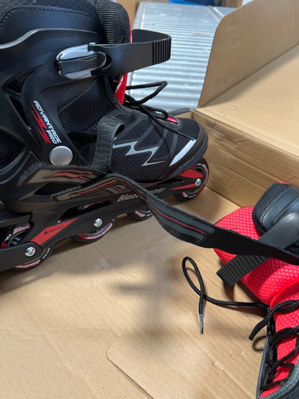 Photo 5 of Bladerunner by Rollerblade Advantage Pro XT Men's Adult Fitness Inline Skate, Black and Red, Inline Skates
SIZE 9 