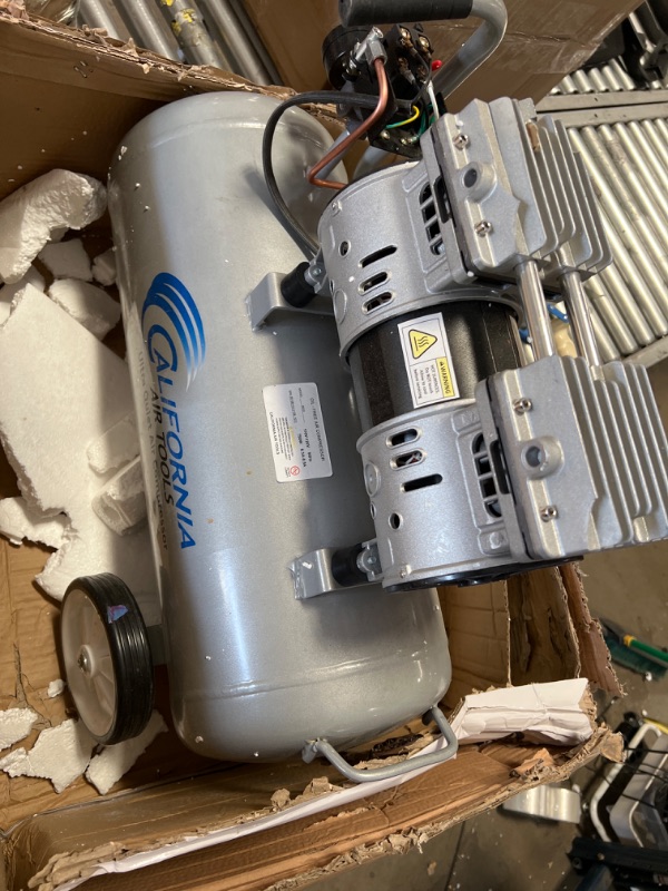 Photo 1 of California Air Tools 8010 Ultra Quiet & Oil-Free 1.0 Hp, 8.0 Gal. Steel Tank Air Compressor
