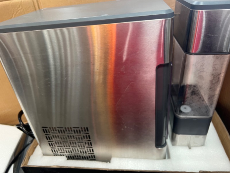 Photo 2 of **NOT FUNCTIONAL/////PARTS ONLYY!!! GE Profile Opal | Countertop Nugget Ice Maker with Side Tank | Portable Ice Machine Makes up to 24 lbs. of Ice Per Day | Stainless Steel Finish
