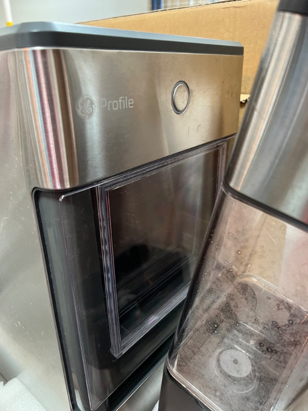 Photo 3 of **NOT FUNCTIONAL/////PARTS ONLYY!!! GE Profile Opal | Countertop Nugget Ice Maker with Side Tank | Portable Ice Machine Makes up to 24 lbs. of Ice Per Day | Stainless Steel Finish
