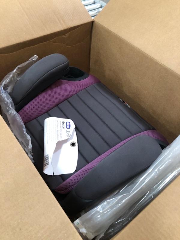 Photo 2 of Chicco GoFit Backless Booster Car Seat, Grape
