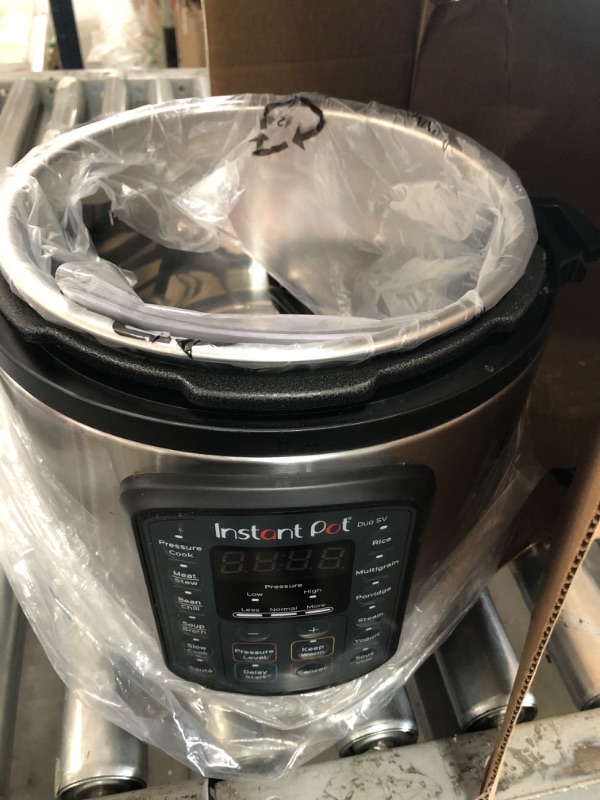 Photo 2 of **PARTS ONLY**Instant Pot Duo 7-in-1 Electric Pressure Cooker, Slow Cooker, Rice Cooker, Steamer, Sauté, Yogurt Maker, Warmer & Sterilizer, 3 Quart, Stainless Steel/Black.

