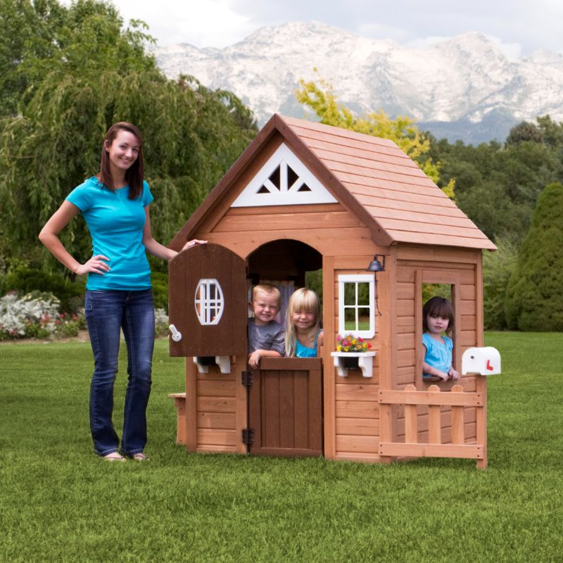 Photo 1 of **PARTS ONLY**Backyard Discovery Aspen Wooden Cedar Playhouse

