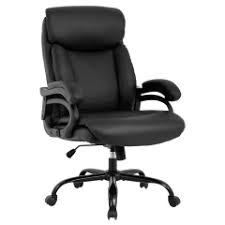 Photo 1 of Big and Tall Office Chair Ergonomic Office Chair Computer Chair 400lbs Wide Seat with Lumbar Support Armrest Swivel Rolling Executive PU Leather
