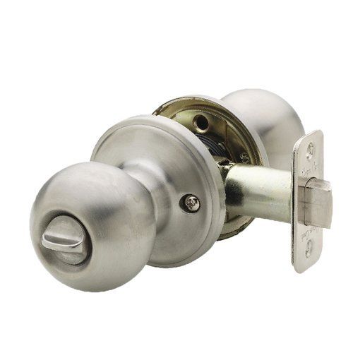 Photo 1 of Ball Knob Privacy Function, Satin Stainless
