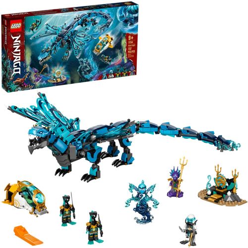 Photo 1 of Lego Ninjago Water Dragon 71754 Toy Building Kit (737 Pieces) Multicolor
