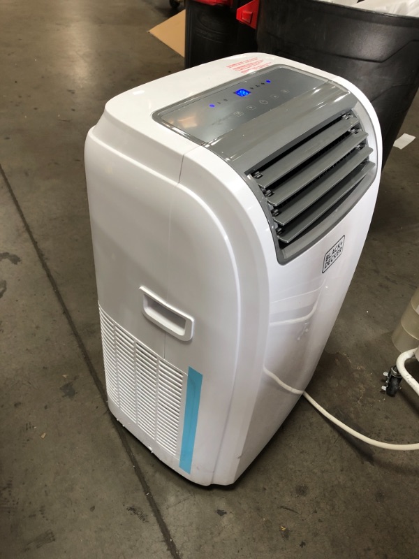 Photo 5 of BLACK+DECKER 8,000 BTU DOE (14,000 BTU ASHRAE) Portable Air Conditioner with Remote Control, White