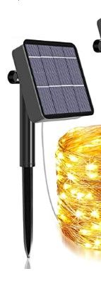 Photo 1 of 160 Ft Ultra Long Starbright Solar Light with 1200mAh Battery Backup,8 Modes Solar Fairy Lights for Garden Patio Yard Party Decoration