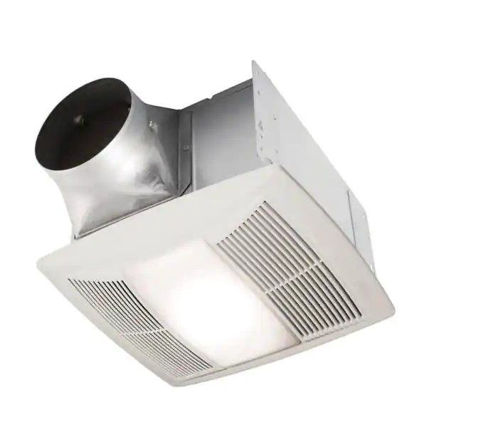 Photo 1 of Broan-NuTone QT Series 130 CFM Ceiling Bathroom Exhaust Fan with Light and Night Light, ENERGY STAR*