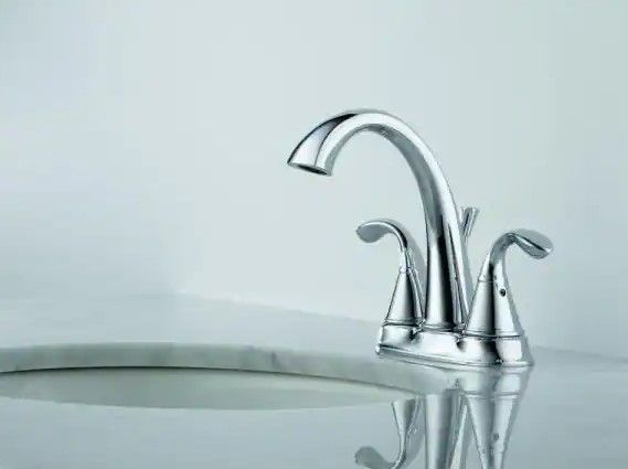 Photo 1 of 
Delta
Zella 4 in. Centerset 2-Handle Bathroom Faucet in Chrome
