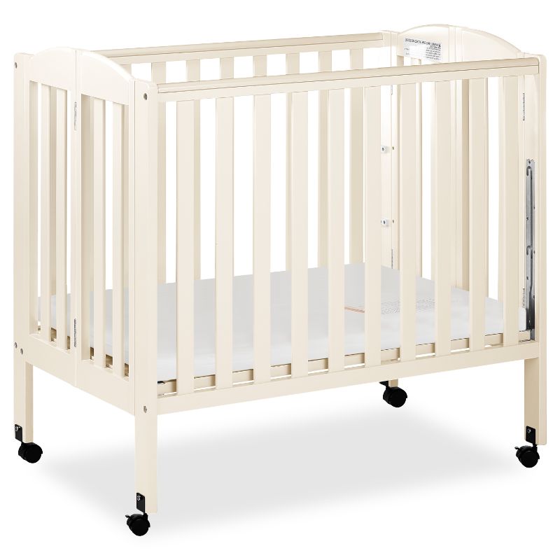 Photo 1 of Dream on Me 3-in-1 Folding Portable Mini Crib, French White
