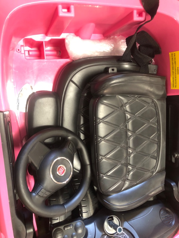 Photo 3 of Best Ride On Cars Fiat 500 Push Car, Pink
