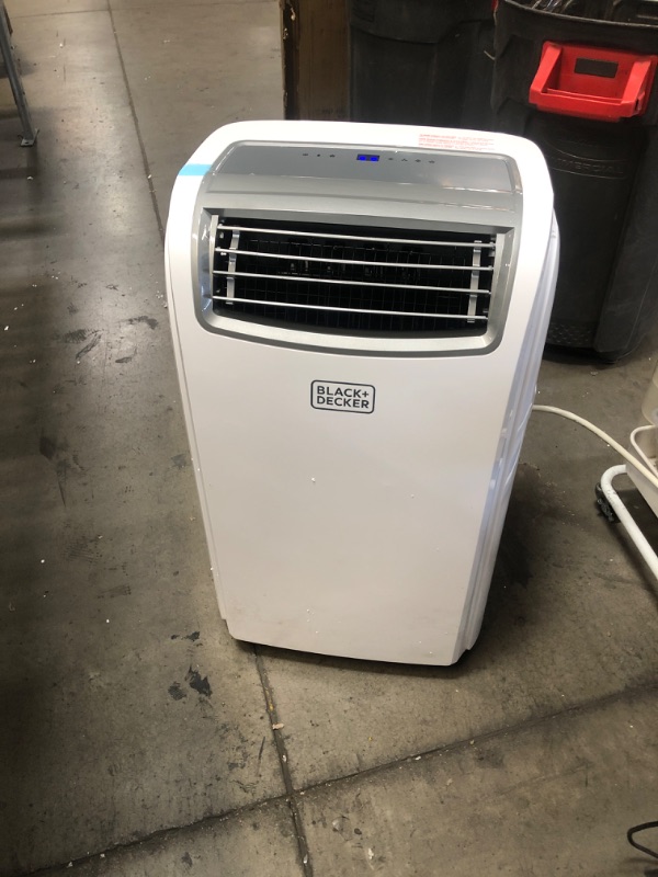 Photo 3 of BLACK+DECKER 8,000 BTU DOE (14,000 BTU ASHRAE) Portable Air Conditioner with Remote Control, White