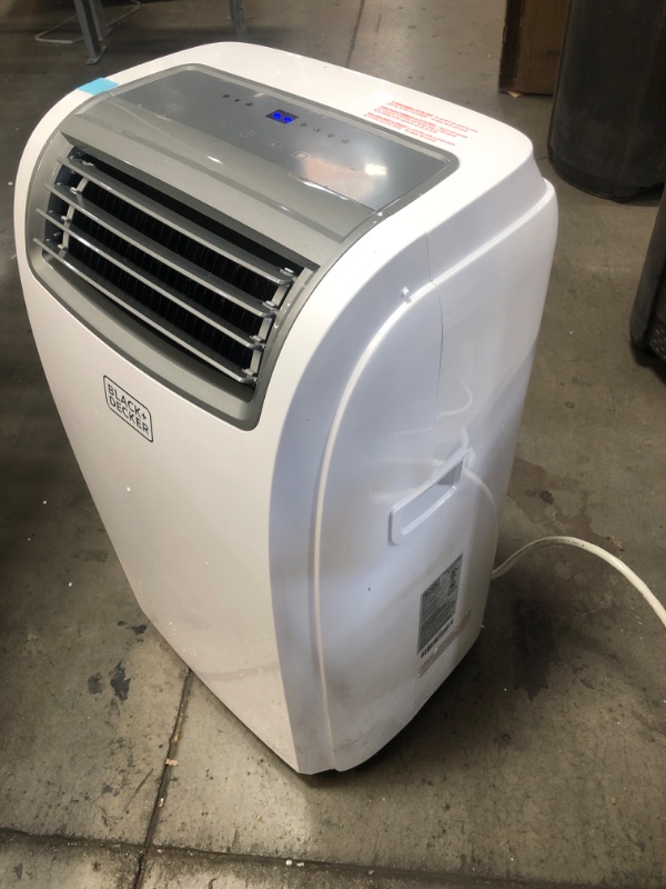 Photo 5 of BLACK+DECKER 8,000 BTU DOE (14,000 BTU ASHRAE) Portable Air Conditioner with Remote Control, White