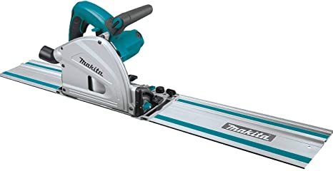 Photo 1 of **box 2 of 2, missing box1** Makita SP6000J1 6-1/2" Plunge Circular Saw Kit, with Stackable Tool case and 55" Guide Rail, Blue
