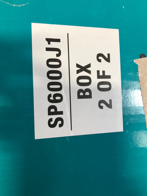 Photo 2 of **box 2 of 2, missing box1** Makita SP6000J1 6-1/2" Plunge Circular Saw Kit, with Stackable Tool case and 55" Guide Rail, Blue
