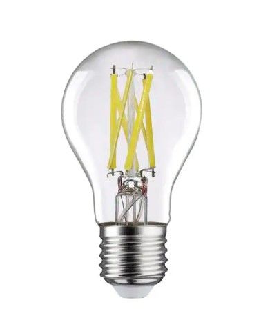 Photo 1 of 2 PACK - EcoSmart
100-Watt Equivalent A19 ENERGY STAR and CEC Dimmable LED Light Bulb in Daylight (2-Pack)