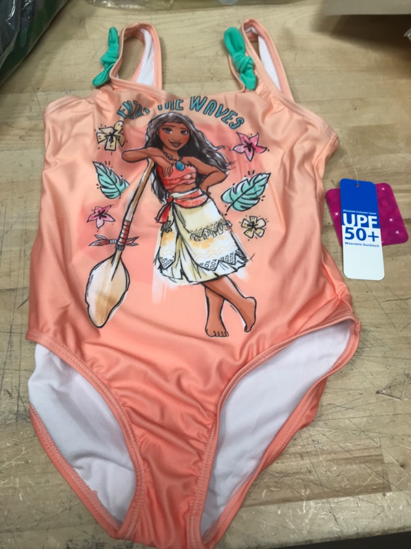 Photo 2 of Disney Princess Moana Girls Swimsuit Size 6X

