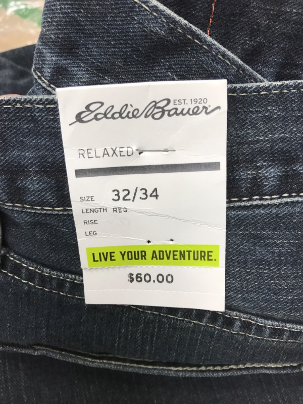 Photo 3 of EDDIE BAUER Men's Authentic Jeans - Relaxed Fit
