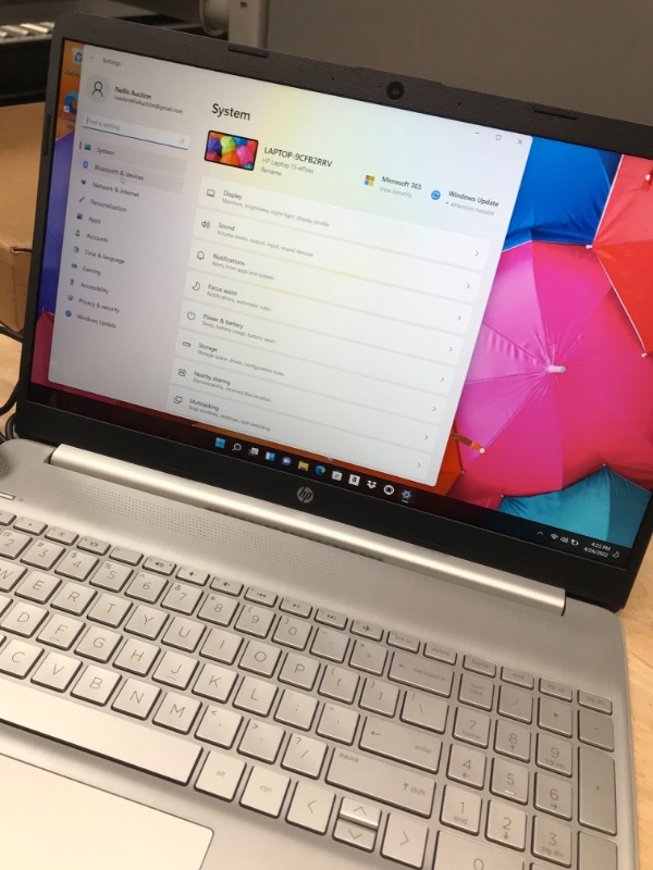 Photo 1 of 2021 HP 15.6 HD Laptop for Business and Student