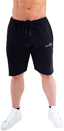 Photo 1 of CFolks Mens 10" Sweat Shorts | Cotton Fleece | Pockets & Drawstrings
