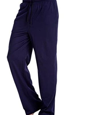 Photo 1 of CYZ Men's 100% Cotton Jersey Knit Pajama Pants/Lounge Pants 2 pack large evening blue 