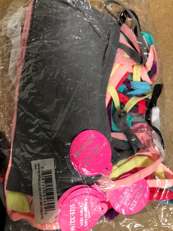 Photo 1 of Alyce Intimates Girls Cotton Cropped Cami Training Bra Medium 