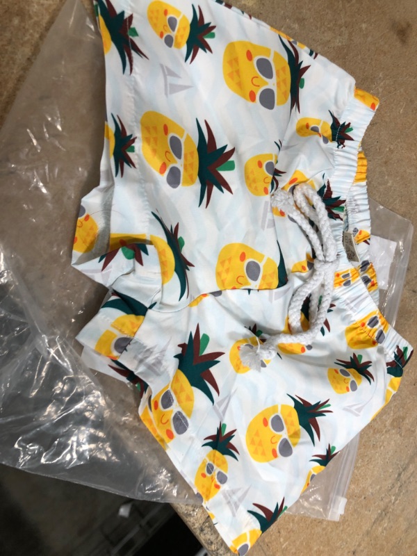 Photo 2 of Baby Toddler Beach Pineapple Swim Shorts Bathing Suit  size 12-18 months 