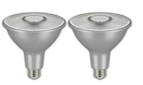 Photo 1 of EcoSmart
150-Watt Equivalent PAR38 Dimmable Flood LED Light Bulb Daylight (2-Pack)