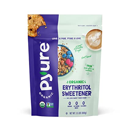 Photo 1 of *EXPIRES June 2022, NON REFUNDABLE* 
Pyure Organic Erythritol Granulated Sweetener, Sugar Substitute, Granular, 24 Oz
