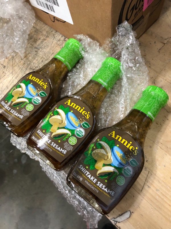 Photo 2 of *EXPIRES April 2022, NON REFUNDABLE* 
Annie's Shiitake Sesame Vinaigrette Salad Dressing, Non-GMO, 16 fl oz, 3 pk