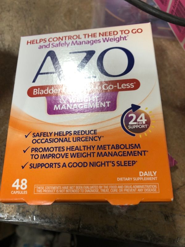 Photo 2 of **NON-REFUNDABLE**EXP: 06/23  AZO Bladder Control with Go-Less & + Weight Management, Capsules, 48 Ct | 