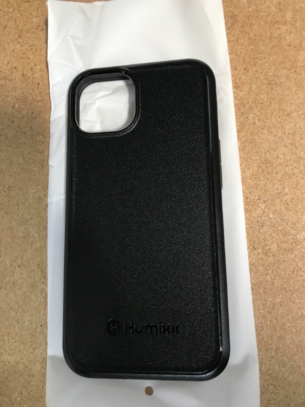 Photo 1 of Humixx Shockproof Designed for iPhone 13 Case [Military Grade Drop Tested] [Upgraded Airbag Protection] Hard Back with Soft Bumper Heavy Duty Protection Case for iPhone 13 6.1 Inch - Dark Black
