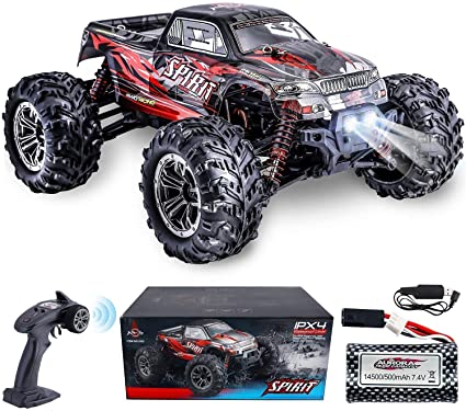 Photo 1 of HisHerToy 30 Mins Longer Playing Time Remote Control Truck for Adults Boys 36km/h RC Cars for Boys Adults Waterproof RC Monster Trucks for Kids Adults Boys Hobby Cross-Country Buggy with Headlights