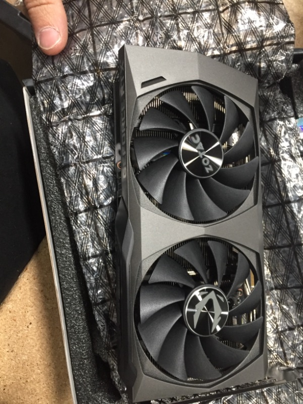 Photo 3 of ZOTAC Gaming GeForce RTX 3060 Twin Edge OC 12GB GDDR6 192-bit 15 Gbps PCIE 4.0 Gaming Graphics Card, IceStorm 2.0 Cooling, Active Fan Control, Freeze Fan Stop ZT-A30600H-10M