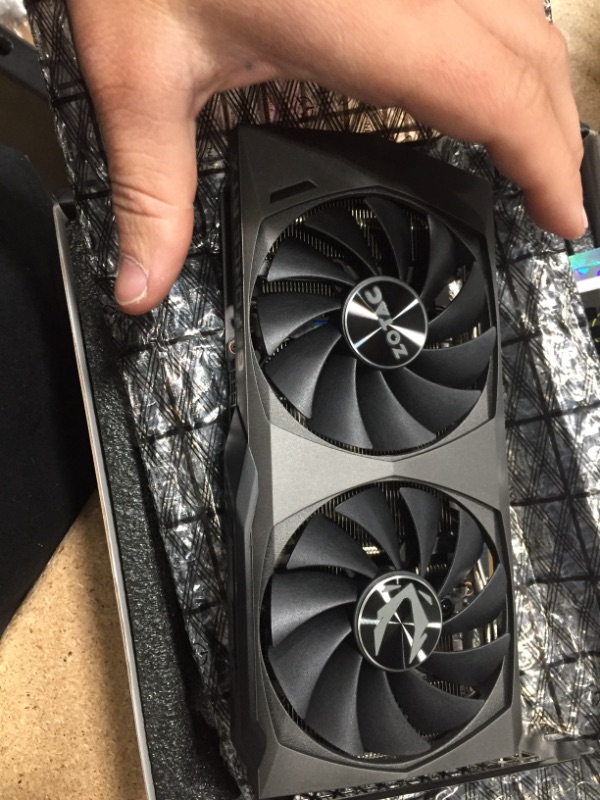 Photo 4 of ZOTAC Gaming GeForce RTX 3060 Twin Edge OC 12GB GDDR6 192-bit 15 Gbps PCIE 4.0 Gaming Graphics Card, IceStorm 2.0 Cooling, Active Fan Control, Freeze Fan Stop ZT-A30600H-10M