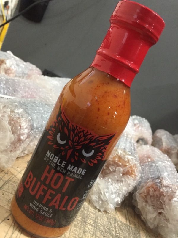 Photo 2 of **NONREFUNDABLE**BEST BY: 6/22/2022**
The New Primal - Sauce Buffalo Hot Paleo - Case of 6 - 12 OZ
