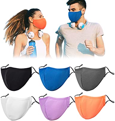 Photo 1 of Cloth Face Masks Reusable Washable Adjustable Cotton Face Mask for Women Men/6PC
