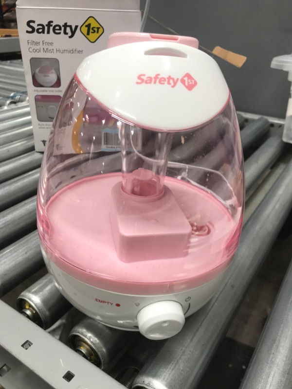 Photo 2 of Safety 1st Filter Free Cool Mist Humidifier, Pink, Pink
